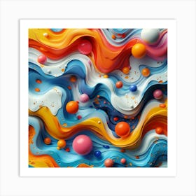 Abstract Painting 26 Art Print