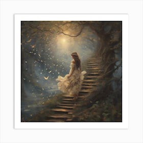 A stairway to another world Art Print