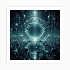 Futuristic Space Art Print