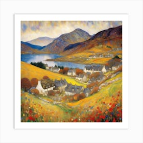 Scottish Village Art Print