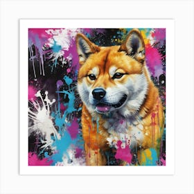 Shiba Inu 58 Art Print