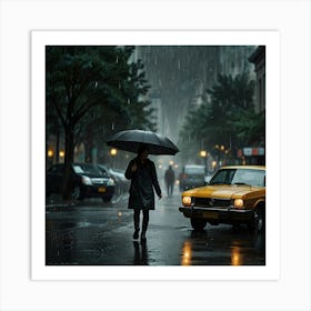 Leonardo Lightning Raining Art Print 1 1 Art Print