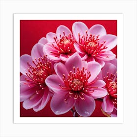 Chinese New Year Flowers Art Print