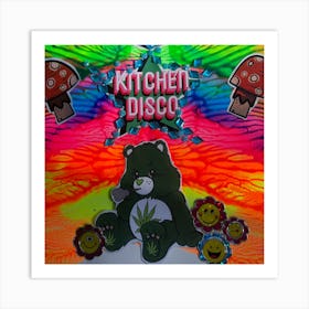 Kitchen Disco 3 Art Print