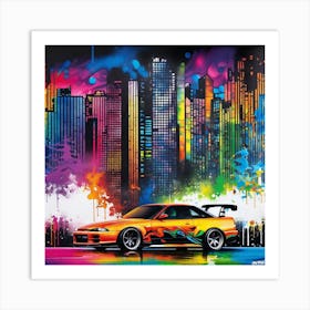 Nissan Gtr 13 Art Print