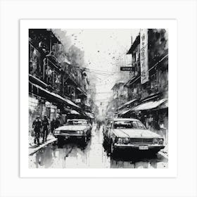 Hong Kong City 1 Art Print