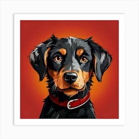 Portrait Of A Dog 6 Art Print