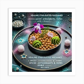 A Futuristic, Nutrient Rich Dish Called Healing St Art Print