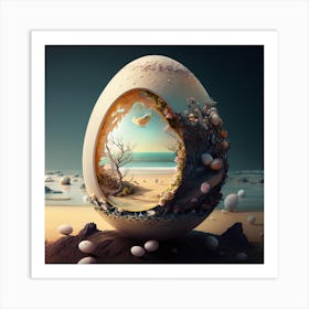 Easter Egg Art Print