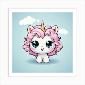 Cute Unicorn 227 Art Print