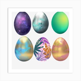 Easter Eggs Art Print