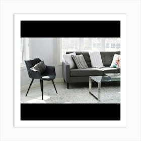 Modern Living Room Art Print