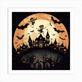 Halloween Collection By Csaba Fikker 5 Art Print