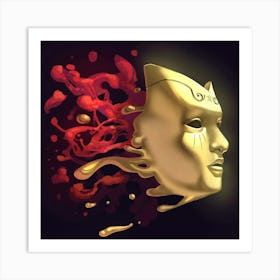 Mask Of The Masquerade Art Print