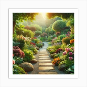 Garden Path 14 Art Print