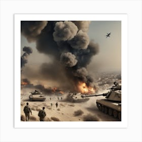 Iraq War 3 Art Print