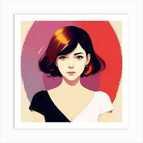 Portrait Of A Woman 6 Art Print