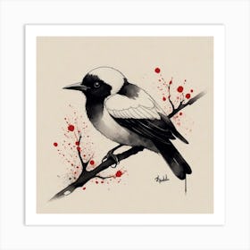 Bird On A Branch 5 Art Print