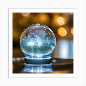 Snow Globe Art Print