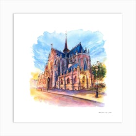 St Martin'S Cathedral.A fine artistic print that decorates the place. Art Print