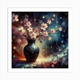 Flower vase 2 Art Print