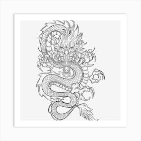 dragon 5 Art Print