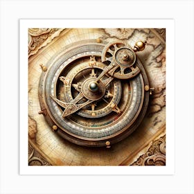 Compass 1 Art Print