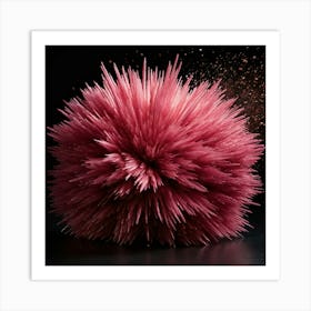 Pink Sphere Art Print