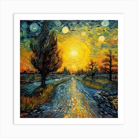 Starry Night 35 Art Print