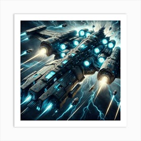 Ionosphere Skybreaker Full Converted Art Print