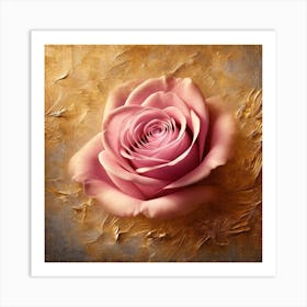 Pink Rose 1 Art Print