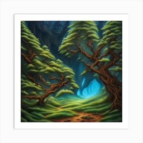 Fantasy Forest 1 Art Print