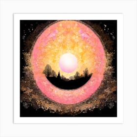 Apricot world 6 Art Print