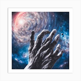 Hand Of Universe Art Print