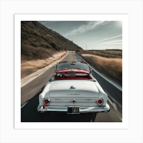 Ford Thunderbird Convertible Art Print