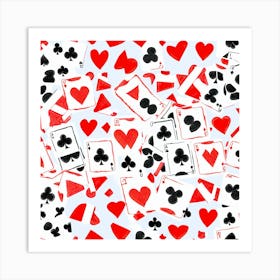 Playing Cards 1 Art Print