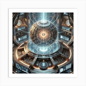 Gravitational Control Core Converted Art Print