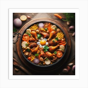 Paella Art Print