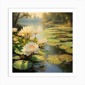 Water Lilies 12 Art Print