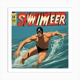 Swimmer 1 Art Print