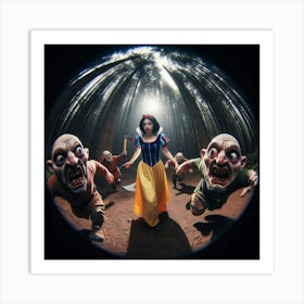 Snow White And The Seven Dwarfs 13 Art Print