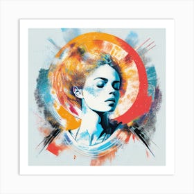 Woman'S Head Art Print