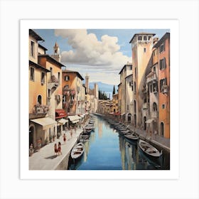 Canals Of Venice Art Print