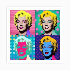 MARILYN Mix4 Art Print