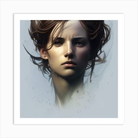 Portrait Of A Woman Art Print