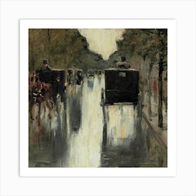 Rainy Day In Paris Art Print