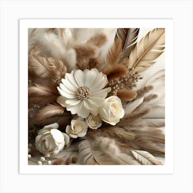 Boho Whispers of Elegance 42 Art Print