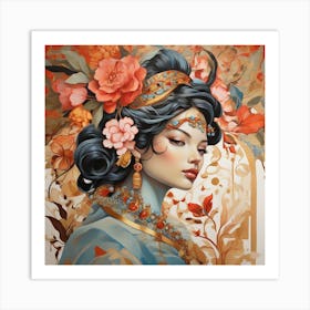 Chinese Woman 3 Art Print