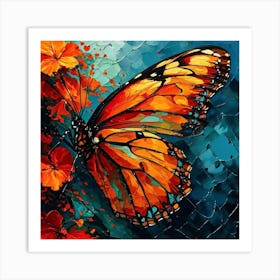 Butterfly Painting art print 1 Art Print