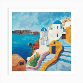 Santorini 5 Art Print